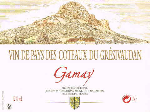 Gamay, Vin de Pays des Coteaux du Grésivaudan
